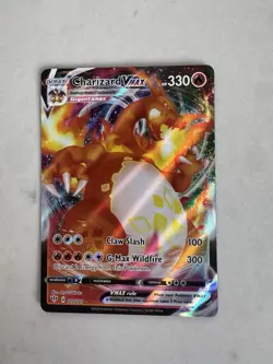Pokemon Charizard Vmax 020/189 Darkness Ablaze Holo Rare Holo English Card - Image 1