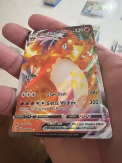 Pokemon Charizard Vmax 020/189 Darkness Ablaze Holo Rare Holo English Card - Image 5