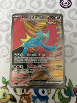 Roaring Moon Ex Full Art Pokemon Paradox Rift #229/182 Near Mint - Image 1