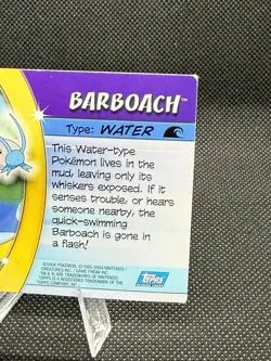 Barboach #5 Pokemon 2004 Topps Advanced Challenge ( Holo Foil) - Image 4