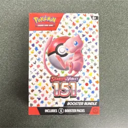 Pokemon Scarlet & Violet 151 Booster Bundle Box Mew 6 Booster Packs 2023 - Image 1
