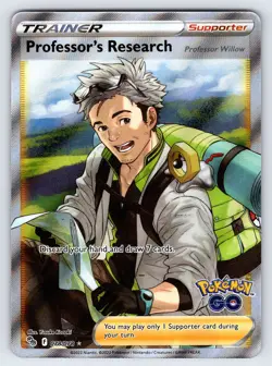 Professor's Research 078/078 2022 Pokemon GO Set Pokemon Card TCG Ultra Rare Nm - Image 1