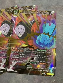 Jiren Universe's Strongest BT4-094 SR Foil Dragon Ball Super Card Game Lot Of 4 - Image 2