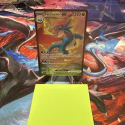 Pokemon Holofoil Card Salamanca EX 187/159 Sv09: Journey Together - Image 1