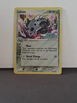 Lairon 36/100 Crystal Guardians Reverse Holo Stamped Pokemon Card - Image 1