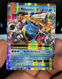 Pokemon Card M Blastoise EX 22/108 Half Art XY Evolutions Rare Near Mint plus - Image 1