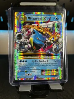 Pokemon Card M Blastoise EX 22/108 Half Art XY Evolutions Rare Near Mint plus - Image 3