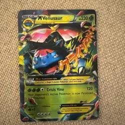 Pokemon TCG XY Evolutions M Venusaur EX Holo Card 2/108 - Image 1