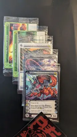 Chaotic Fire And Stone 3 Card Promo Lot Of 30x Sealed Packs - Image 2