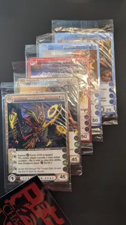 Chaotic Fire And Stone 3 Card Promo Lot Of 30x Sealed Packs - Image 3