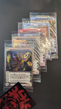 Chaotic Fire And Stone 3 Card Promo Lot Of 30x Sealed Packs - Image 5