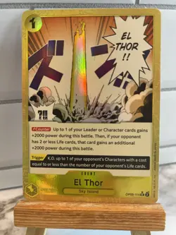 One Piece Card Game PRB-01 The Best - El Thor - OP05-114 ENG Textured Foil - Image 1