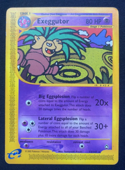 Pokemon Card Exeggutor Aquapolis Rare 13/147 (LP/MP) - Image 1