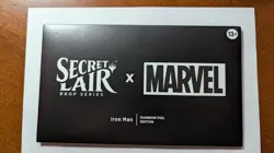 1x IRON MAN Secret Lair x MARVEL Sealed Rainbow Foil - Magic MTG x1 - Image 1