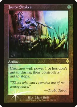 Invasion MTG FOIL Juntu Stakes Magic - Image 1