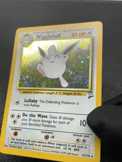 Pokemon Wigglytuff 19/130 2000 WotC Base Set 2 HOLO Vintage Holo Rare - Image 3