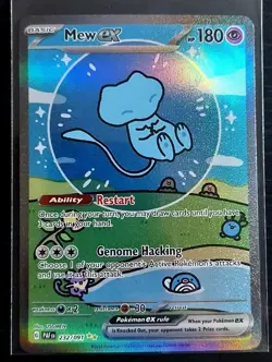 Mew EX 232/091 Special Illustration Rare Paldean Fates Pokemon “Bubble Mew” NM/M - Image 1