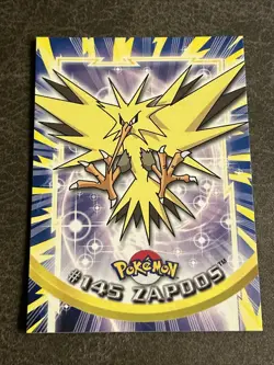 Pokemon 2000 Topps TV Animation Edition Series 3 Zapdos Non Holo #145 NM 64D - Image 1