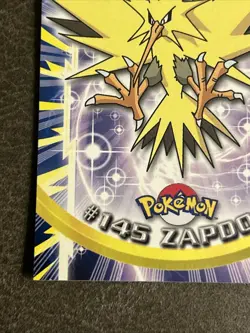 Pokemon 2000 Topps TV Animation Edition Series 3 Zapdos Non Holo #145 NM 64D - Image 5