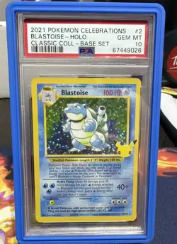 2021 POKEMON CELEBRATIONS CLASSIC COLLECTION #2 BLASTOISE-HOLO PSA 10 - Image 1