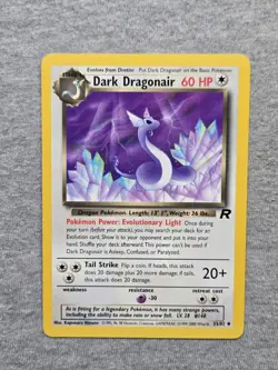 Pokemon TCG Dark Dragonair 33/82 Team Rocket Regular Unlimited Uncommon - Image 1