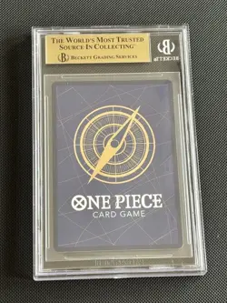 BGS 10 PRISTINE One Piece Monkey D. Luffy Promo ST21-014 Magazine Shonen Jump - Image 2