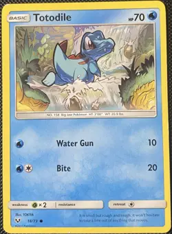 Totodile 18/73 Shining Legends Regular (See Photos) - Pokemon Card - Image 1