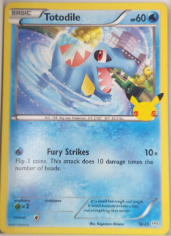 Pokemon Totodile #18 Trading Card Game CCG TCG - Image 1