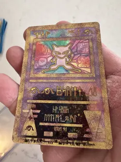 Pokemon Ancient Mew - Vintage Promo Card - Holo Swirl LP Nice - Image 4