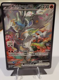 Pokemon TCG White Flare: Reshiram EX Card 166/086 Sir Near Mint Or Better FRESH - Image 1