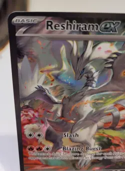 Pokemon TCG White Flare: Reshiram EX Card 166/086 Sir Near Mint Or Better FRESH - Image 3