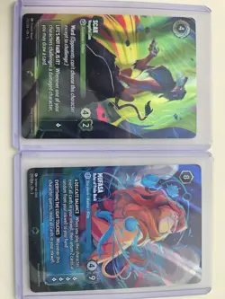 Lorcana Shimmering Skies ENCHANTED Cards - Mufasa & Scar - Image 1
