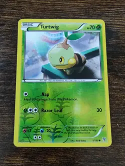 Turtwig 1/135 Plasma Storm Pokemon Card Reverse Holo - Image 1