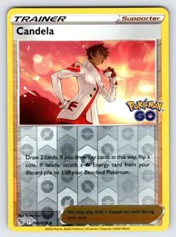 Candela 065/078 2022 Pokemon GO Pokemon Card TCG Reverse Holo Trainer - Nm/Vlp - Image 1