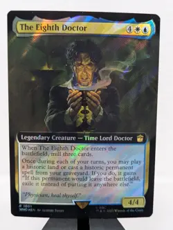 MTG The Eighth Doctor (Extended Art) (Surge Foil) Foil NM Doctor - Image 1