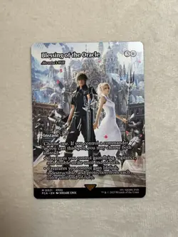 Blessing of the Oracle - Akroma's Will Showcase Final Fantasy NM MTG - Image 1