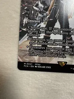 Blessing of the Oracle - Akroma's Will Showcase Final Fantasy NM MTG - Image 5