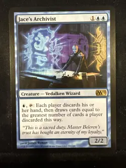 Magic 2012 (M12) #59 Jace's Archivist NM - Image 1