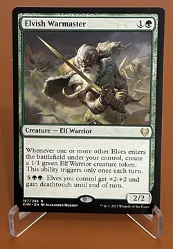 Elvish Warmaster Kaldheim Regular - Image 1