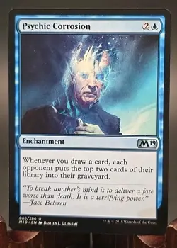Psychic Corrosion Core Set 2019 MTG Regular Near Mint - Image 1
