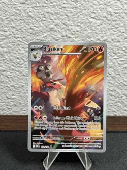 Pokemon TCG Blaziken 192/182 Sv10: Destined Rivals Illustration Rare NM - Image 1