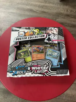 Pokemon TCG Scarlet & Violet Black Bolt & White Flare Poster Collection Sealed - Image 1