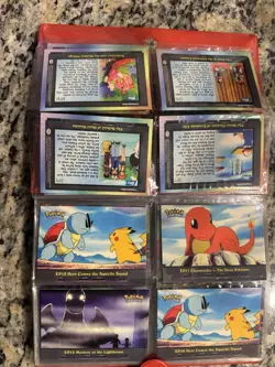 2000 Topps Pokemon TV Animation Edition Series 2 Episodes EP1 - EP25 Complete NM - Image 3