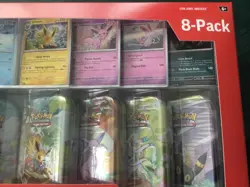 Pokemon Prismatic Evolutions Costco Mini Tins 8 Pack - Image 4