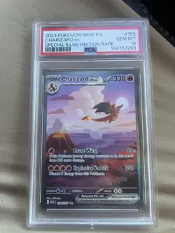 Pokemon Charizard ex 151 MEW EN Special Illustration Rare #199 PSA 10 Gem Mint - Image 1