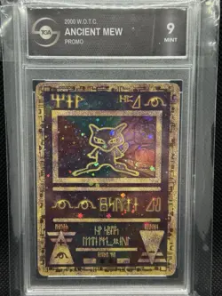 Pokemon 2000 W.O.T.C Ancient Mew Promo - TGA 9 Mint Movie - Image 1