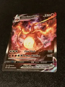 Pokemon TCG Charizard Vmax Holo Sword And Shield Black Star Promo SWSH261 - Image 4