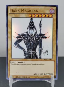 Yu-Gi-Oh TCG: Ultra Rare Dark Magician JMPS-EN003, Limited Edition, Creased #2 - Image 1
