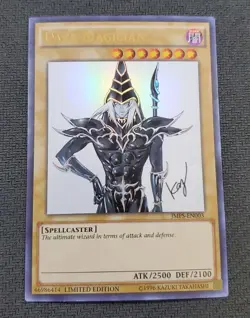 Yu-Gi-Oh TCG: Ultra Rare Dark Magician JMPS-EN003, Limited Edition, Creased #2 - Image 3