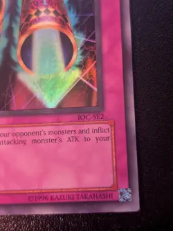 Yu-Gi-Oh! TCG Magic Cylinder IOC-SE2 Limited MISPRINT Name Shift - Image 5